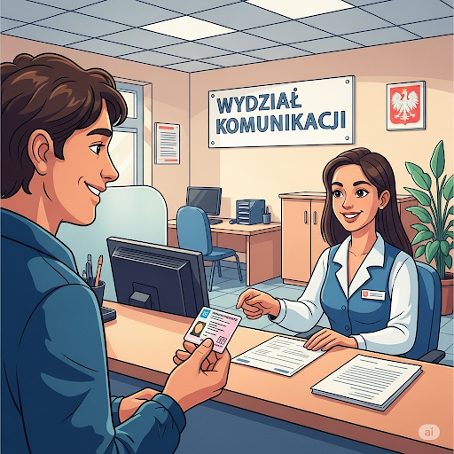 Odbiór gotowego prawa jazdy kategorii B w urzędzie